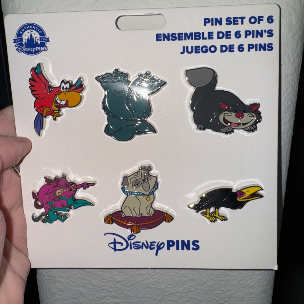 Disney Pins Set of 6 - Disney animal sidekicks